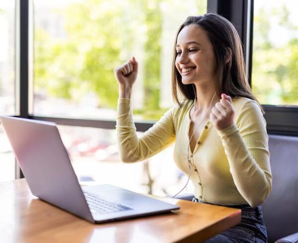 South African small business owner reviewing website performance to improve conversions with help from Select Web.