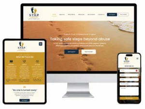 STEP Safe site mockup