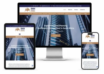 RMH Invest site mockup